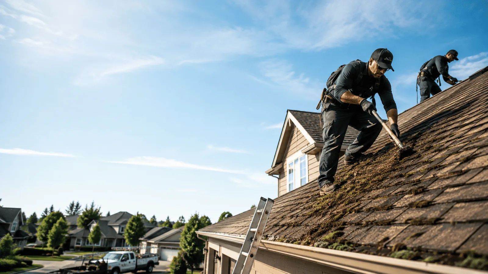 Roof Moss Removal in Pennock, MN near me